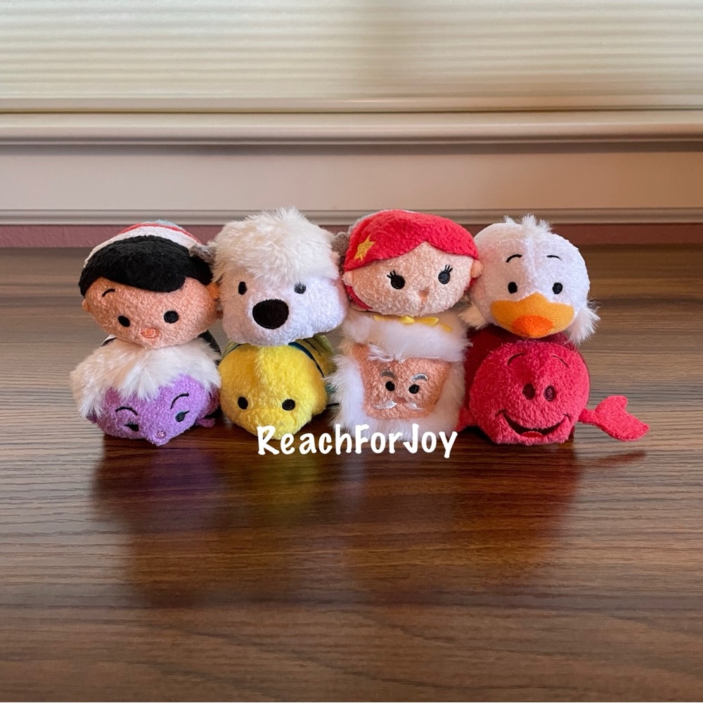 Tsum Tsum Plush The Little Mermaid Complete Set Of 8 Disney